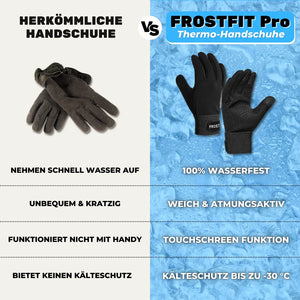 FROSTFIT PRO - Extrem rutschfester & reflektierender Thermohandschuh