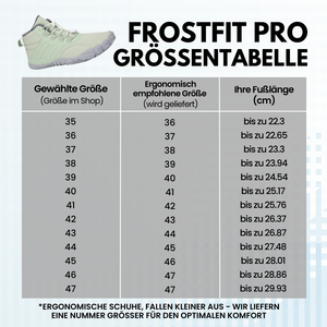 Frostfit Pro - ergonomischer, wasserdichter & isolierter Barfußschuh